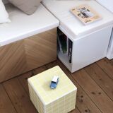 Cube ceramic side table