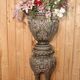 cache-pot and its column in faience attributed to Massier