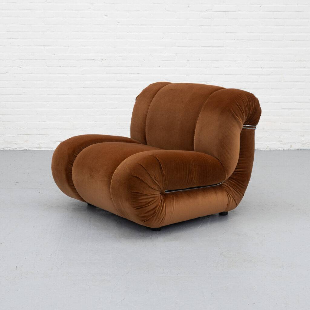 Italian Velasquez lounge chair by Mimo Padova 1970s