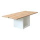 Concrete and wood coffee table - Length 120cm - Oakcub