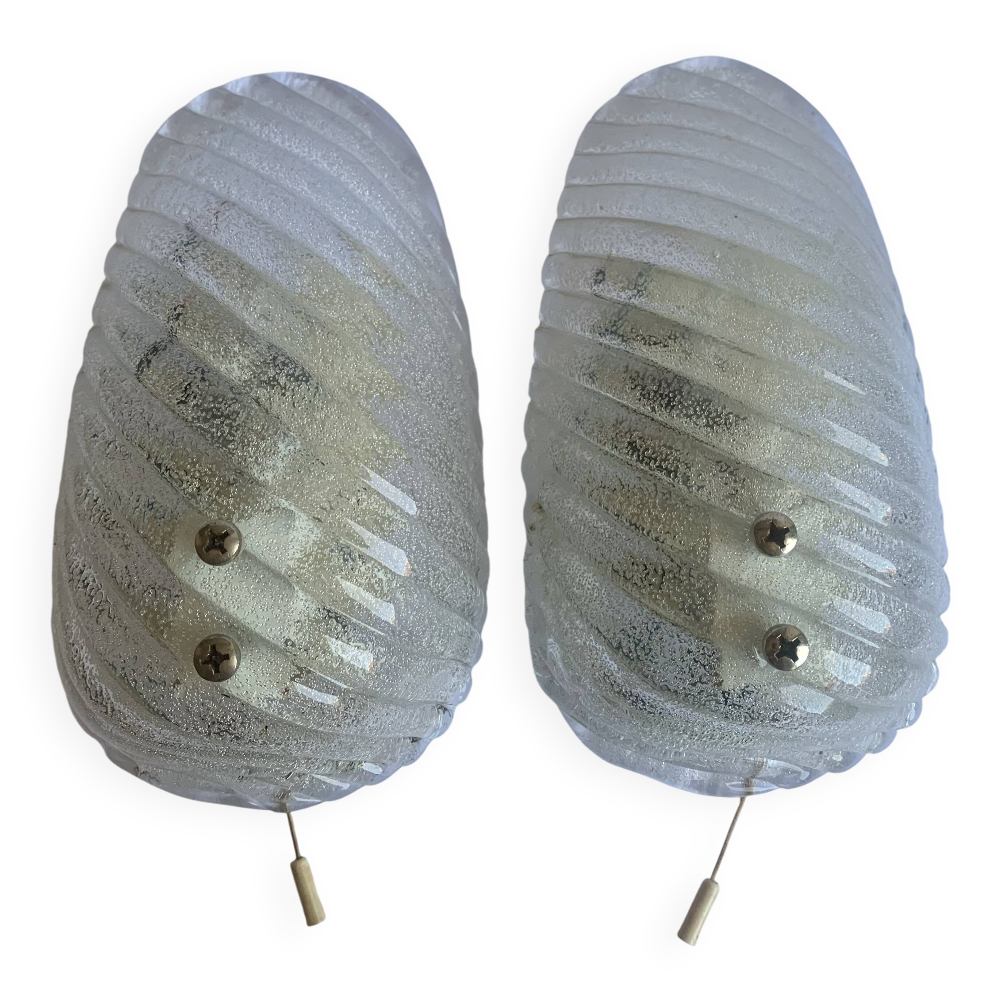 Pair of wall lamps, Austria, 1960s