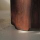 Set of 4 Art Deco armchairs in rosewood veneer, circa 1930.