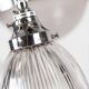 10" Chrome Holophane 'Stiletto' Chandelier