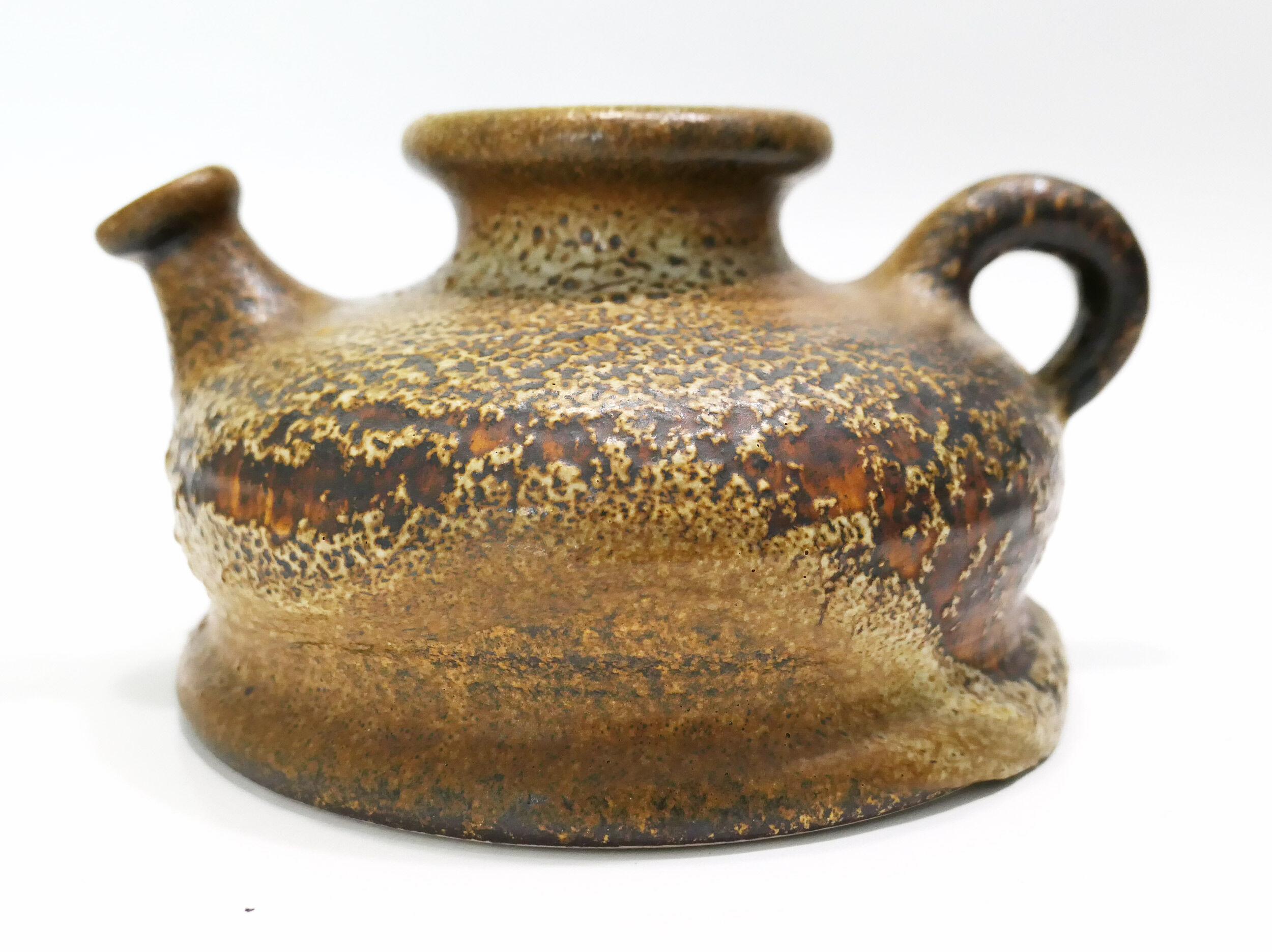 Modernist brutalist ceramic pot 1960s