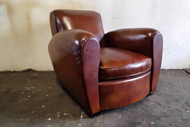Old club chair