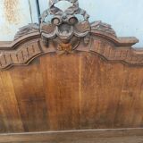solid oak headboard
