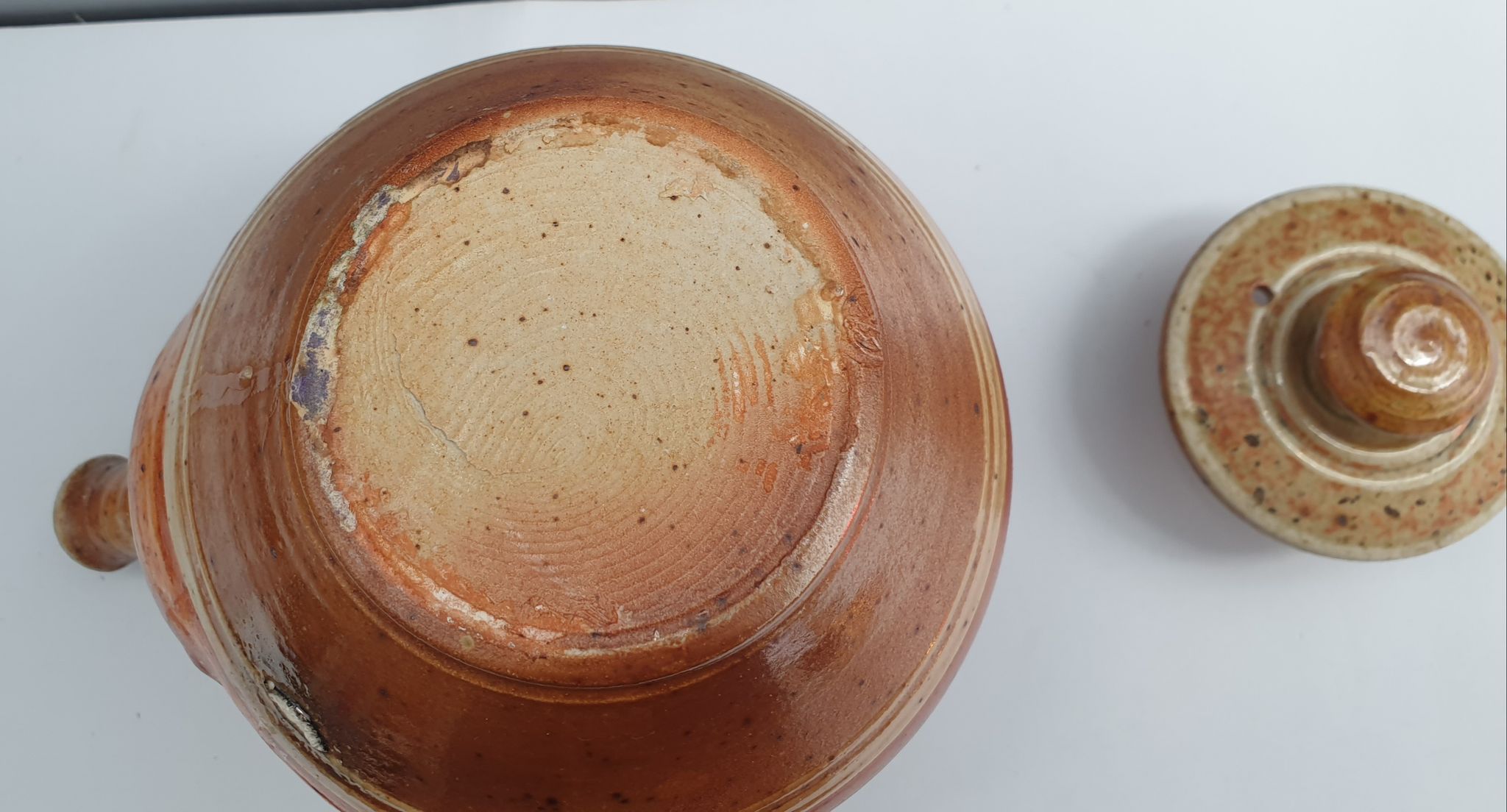 Teapot in stoneware from La Borne signed Bottani Dechaud