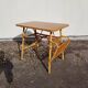 Children's rattan desk