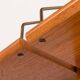 Fredrik A. Kayser teak free standing wall unit for Gustav Bahus, Norway 196