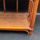 Vintage rattan bedside