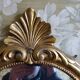 Miroir rocaille doré style Louis XV