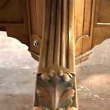 Table Napoleon III has central base in solid walnut nineteenth century