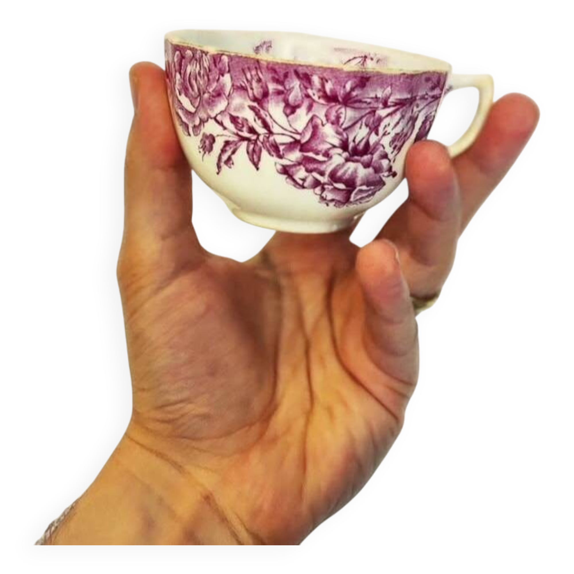 Two English porcelain cups