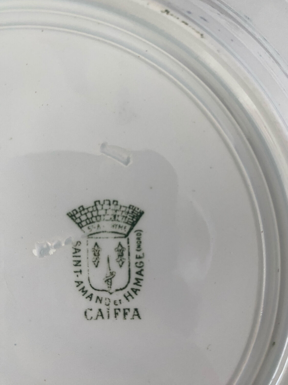 Set of 5 deep plates Saint Amand Caifa