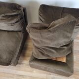 Canapé modulable 5 places en tissu