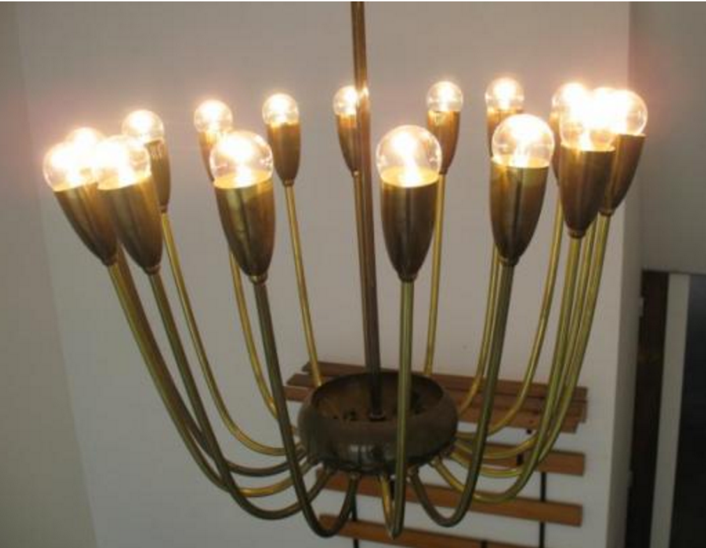 Chandelier modern 1950 s