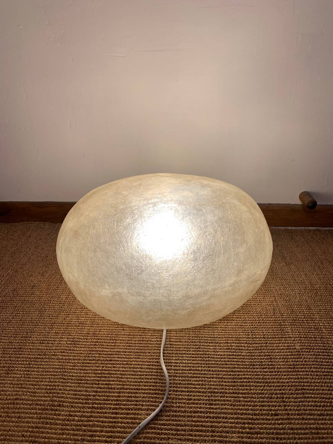 Vintage pebble lamp