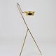 Rare Carl Auböck Brass Standing Floor Ashtray, Smoking Stand, Austria, 1950