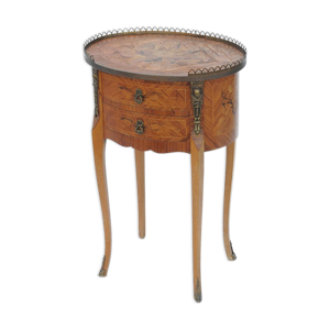 table de chevet ovale