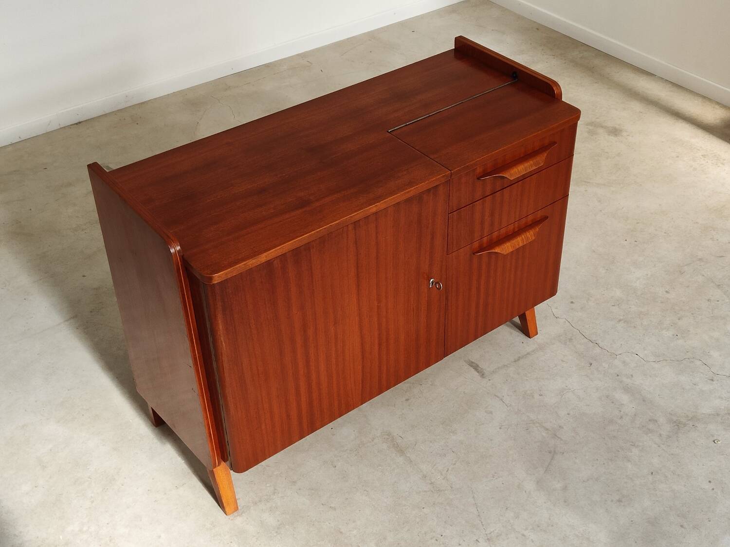 Low sideboard by Frantisek Jirak for Tatra Nabytok 1959