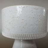 Pot cover in white ceramic 60s 70s