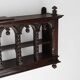 16th Century gothic style hand carved wall mount rack