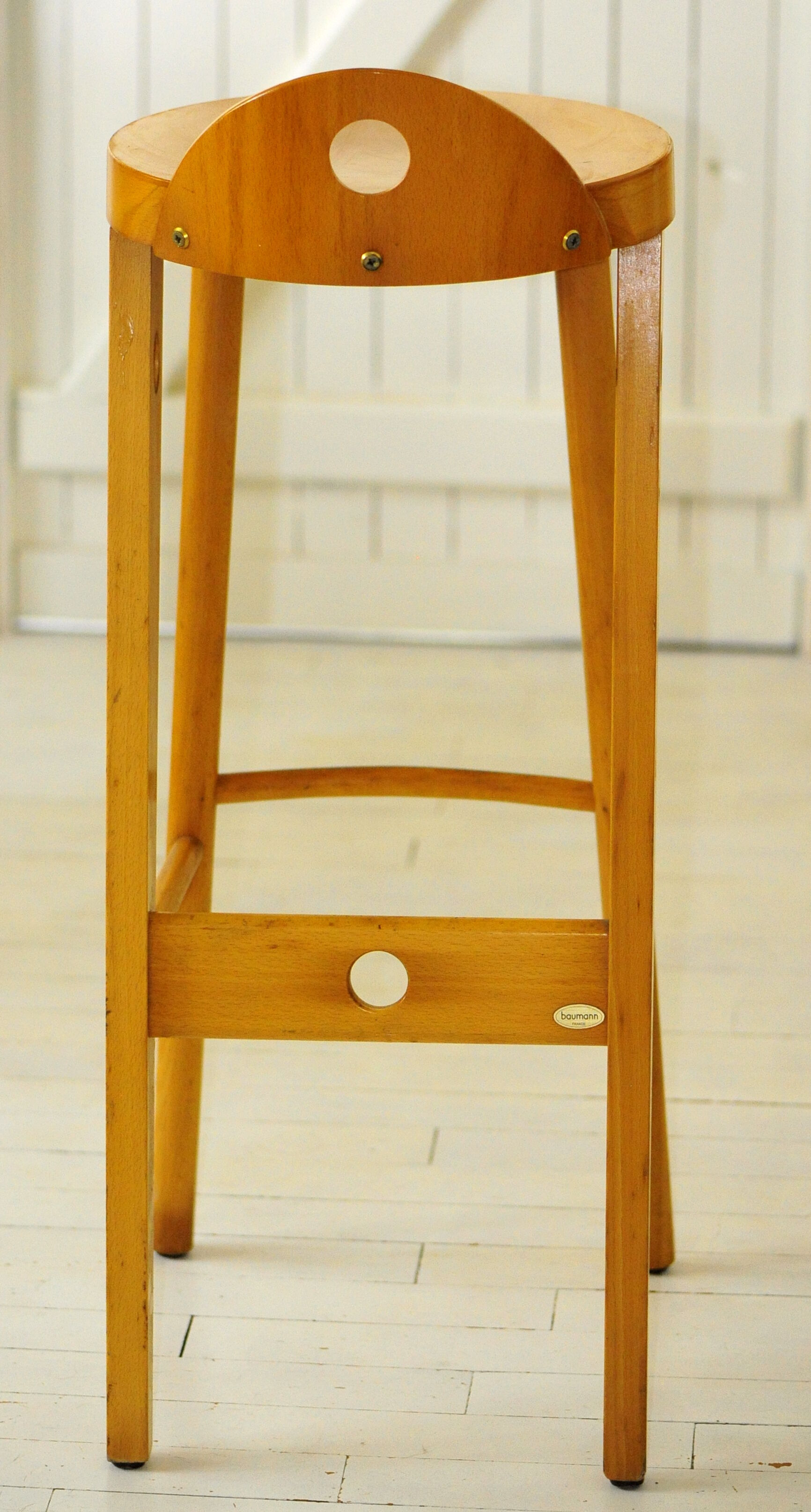 Baumann table high bistrot set eats standing with its two stools