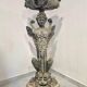Empire style bronze jardinières, bronze and marble, 1805