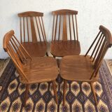 Set of 4 scandinavian chairs