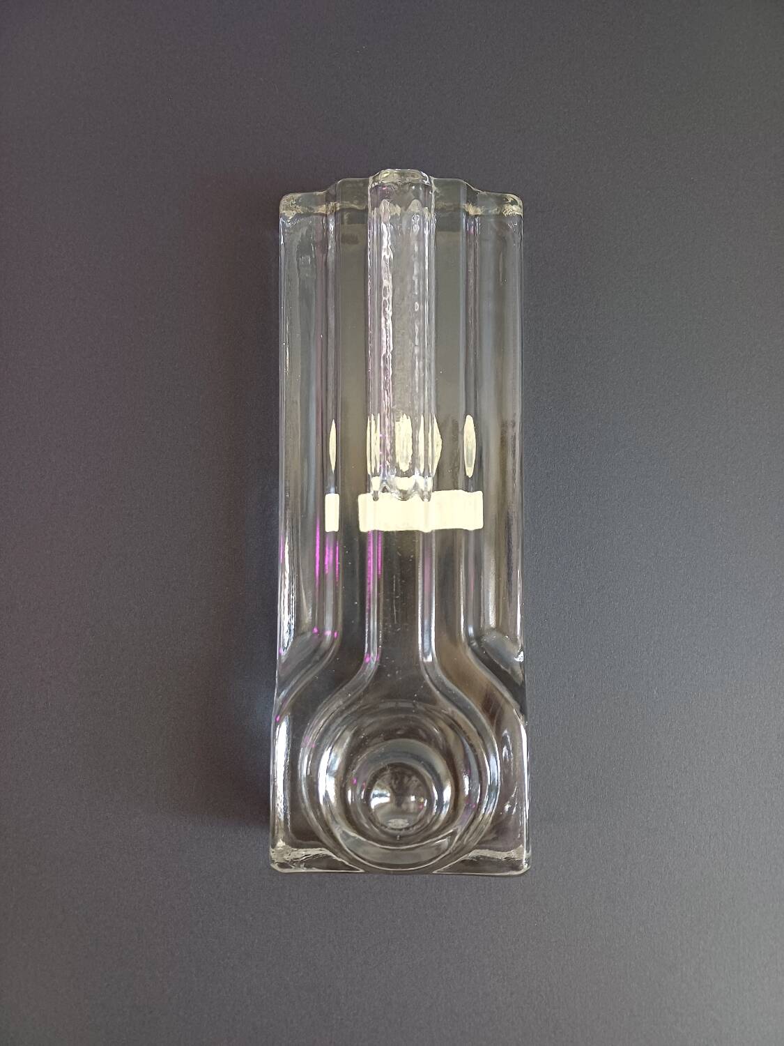 Vase en cristal Walther Kristallglas style Bauhaus