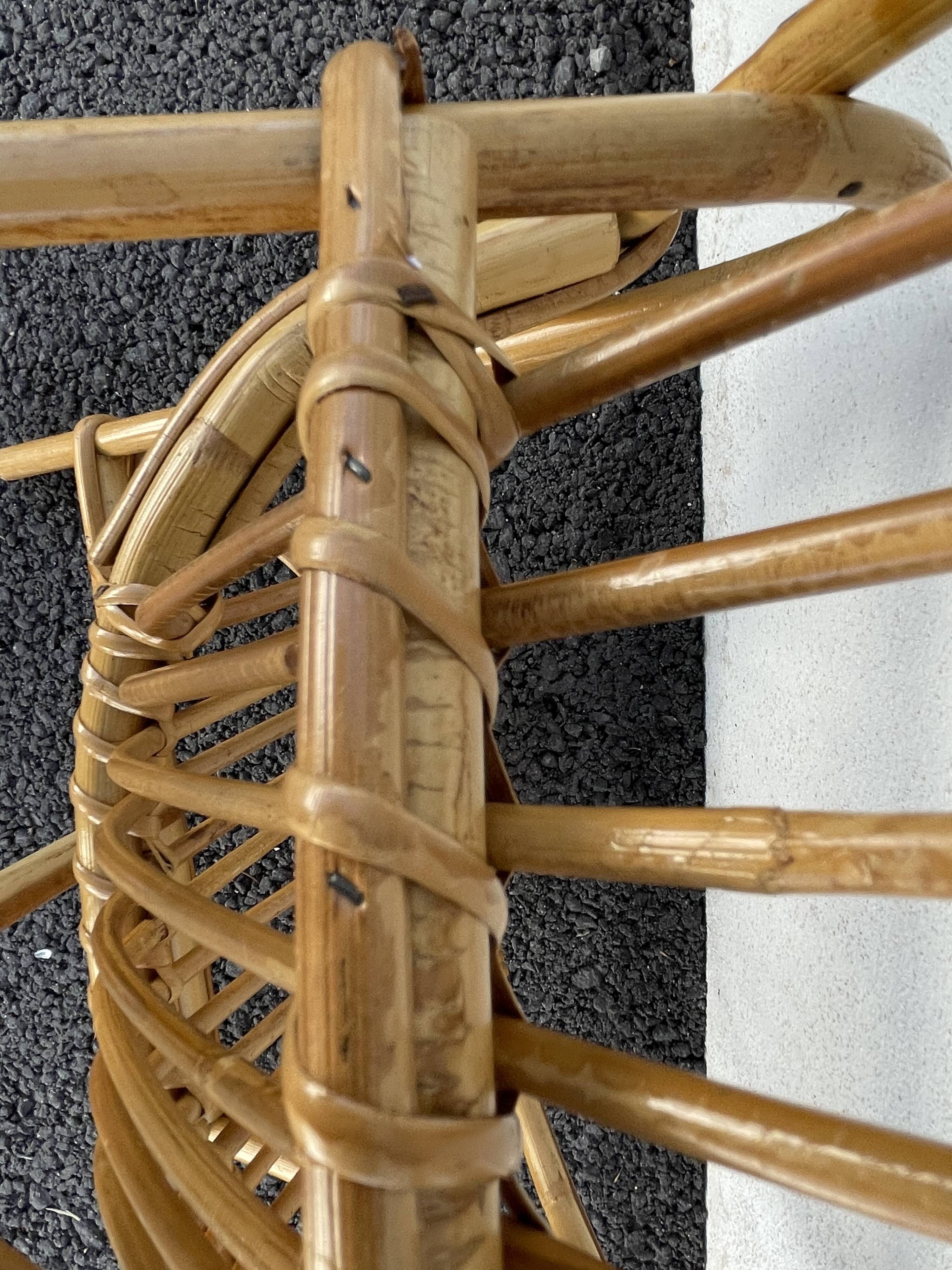 Armchair child wicker shell 70s