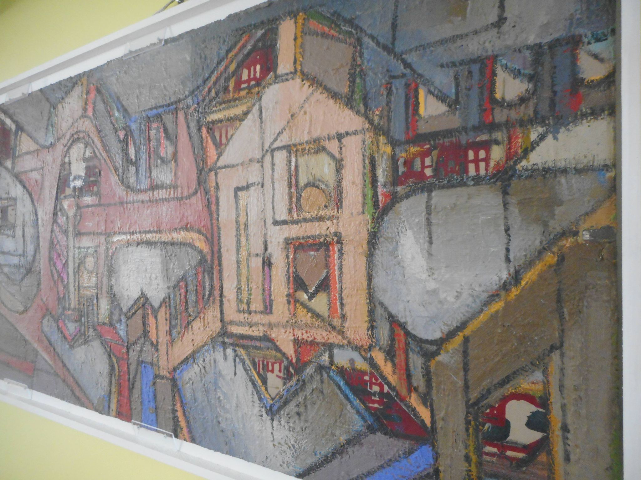 Tableau "composition abstraite" de jean besnard