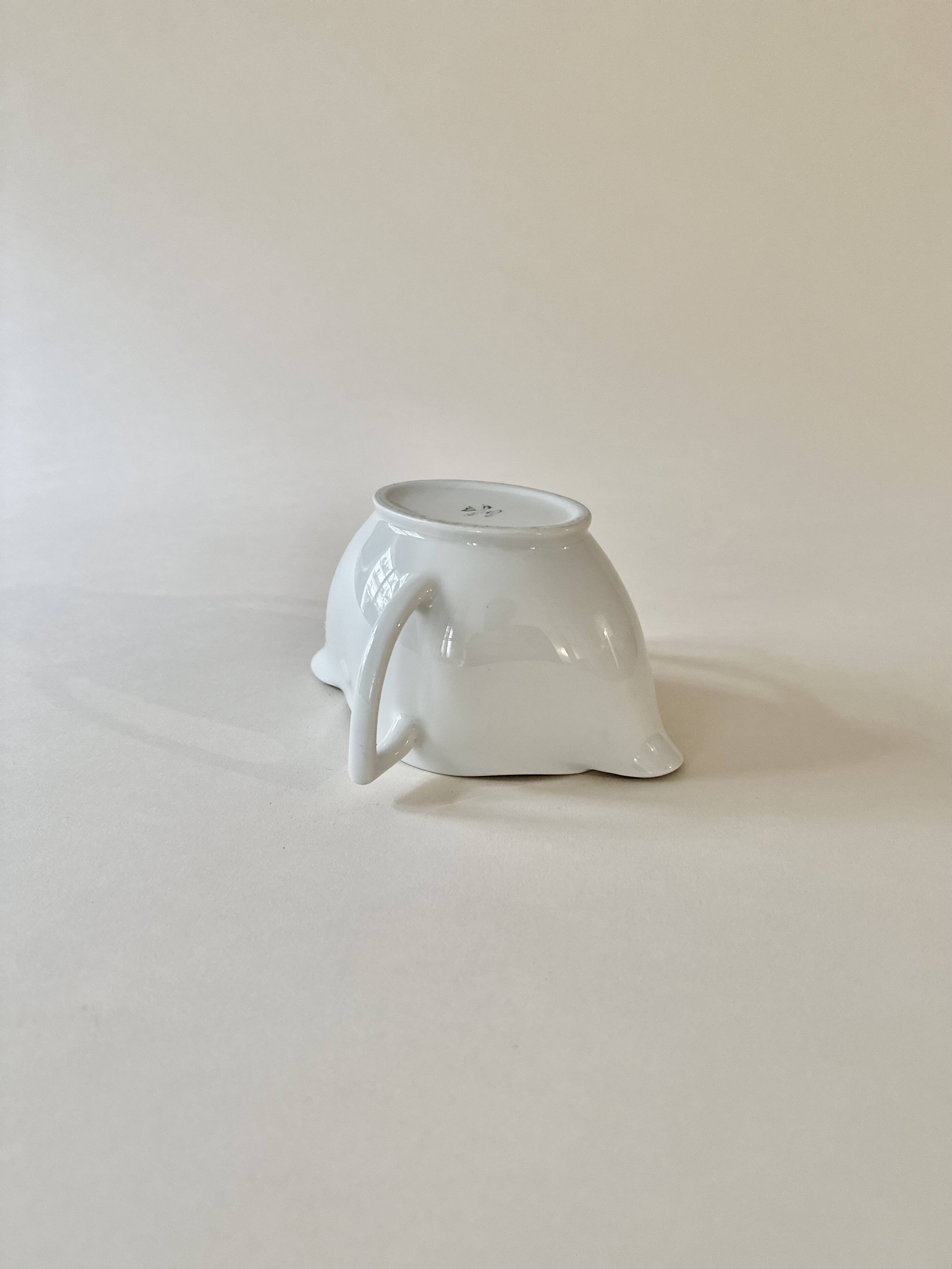 Limoges porcelain sauce boat