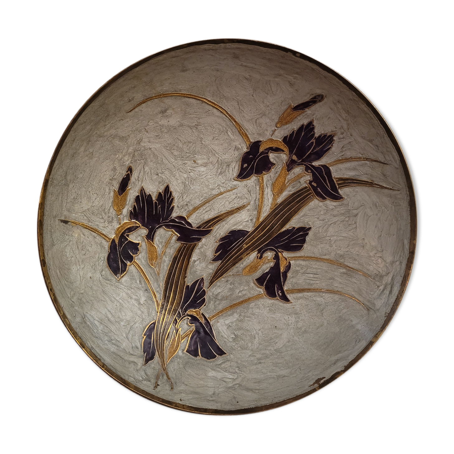 Empty partitioned brass pocket