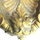 Oval ashtray in gilded bronze Napoleon III