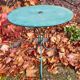 Table de jardin vintage verte