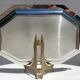 Service tray Art Deco style Jean Couzon vintage wooden handles