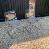 Pair of plexi chairs