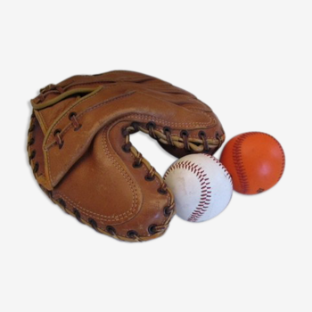 Denker M235 Hinger Pad vintage baseball glove