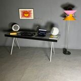Futuristic aluminum desk
