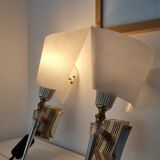 Paire appliques persplex vintage