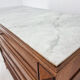 Chest of drawers white marble early twentieth century