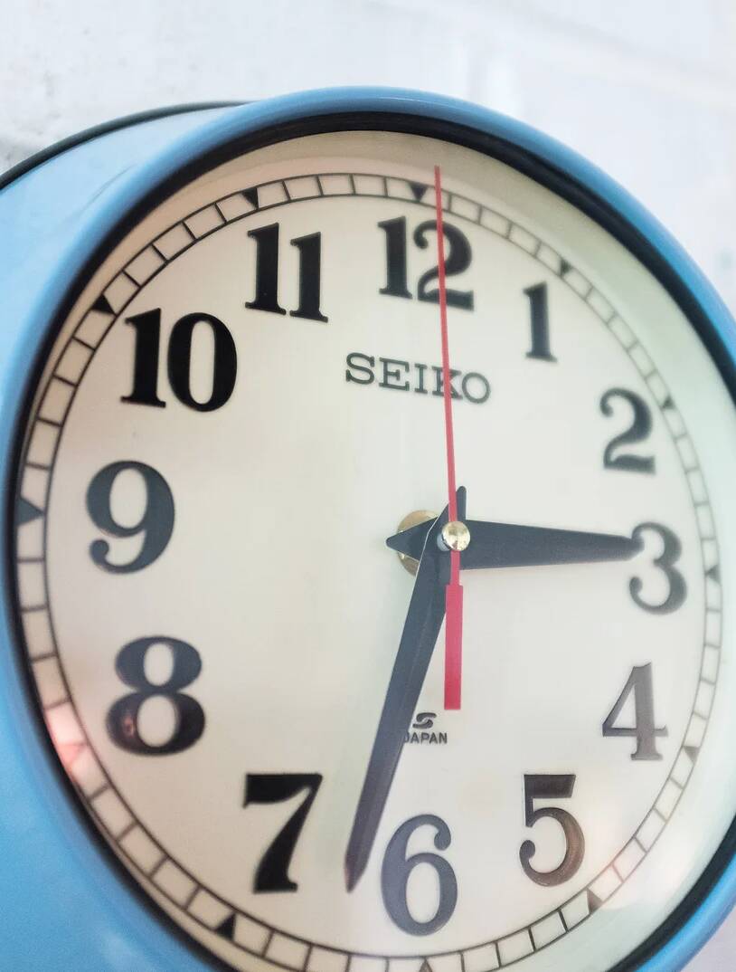 Vintage Seiko wall clock made in Japan