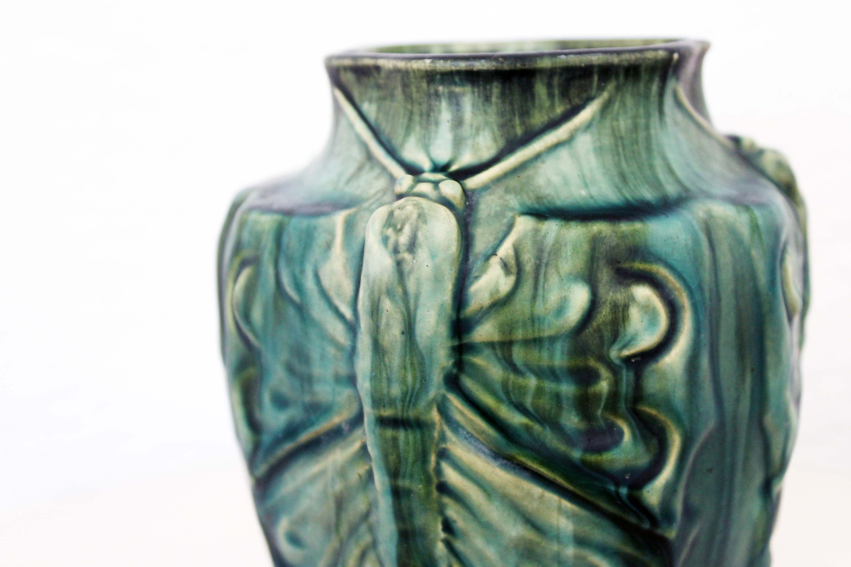 Vase par Eugène Baudin potterie de Monaco XIXème