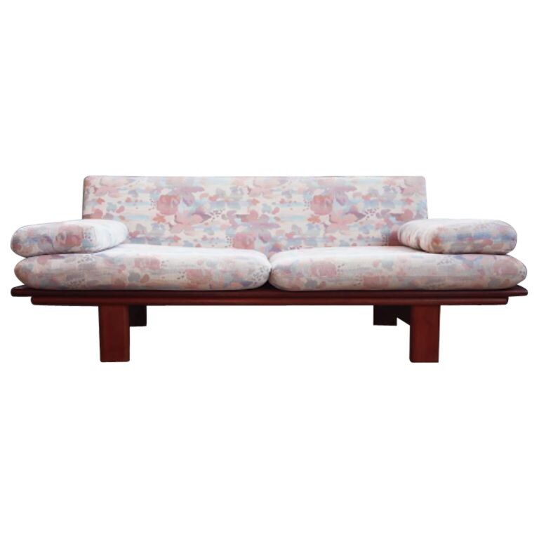 Modern Scandinavian teak sofa, Denmark, 1980s