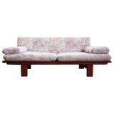 Modern Scandinavian teak sofa, Denmark, 1980s