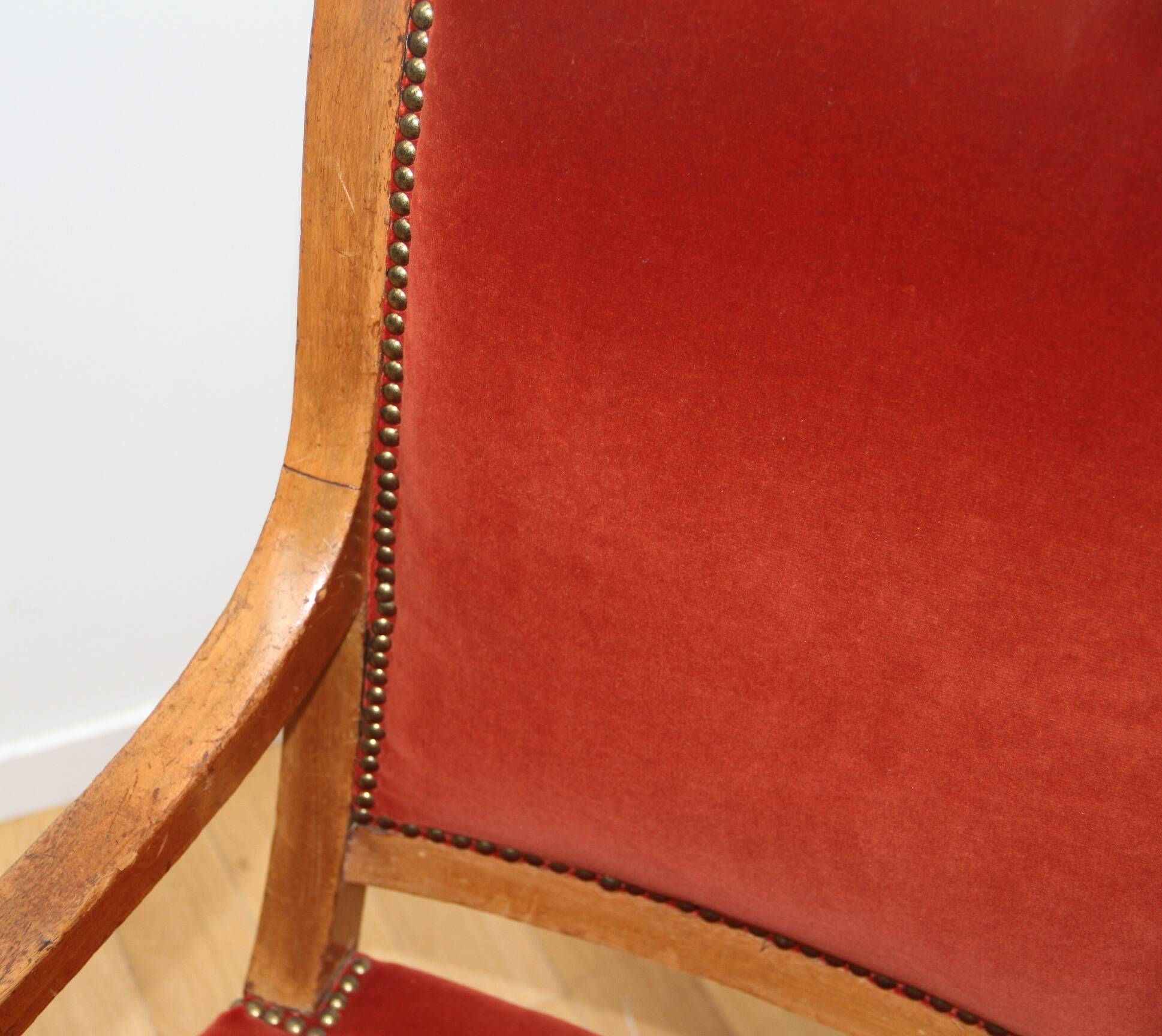 Pair of Empire style armchairs