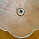 Vintage Pink Rattan Pendant Lamp