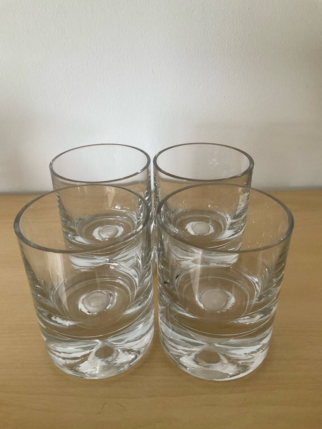 Set of 4 Kosta Boda glasses from the 70s