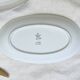2 Bavarian white and gold porcelain dishes, "Annabell" model